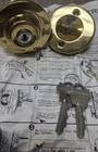 Weslock Auxiliary Single Cylinder Deadbolt Open. Price: $45.00.