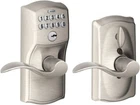 Schlage FE595 619 Camelot Keypad Entry And Flex Lock & Accent Lever Open. Price: $66.00.