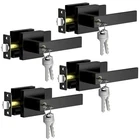 Door Handle Matte Black Reversible Entry Lock Narpult Smart Home Sets New. Price: $89.99.