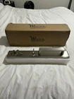 Weslock 06691-N--002D Woodward Ii Entry Handle, Satin Nickel Open. Price: $75.00.