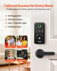 Vevor Fingerprint Door Lock Set - Biometric Deadbolt, Keyless Entry With Handle, New. Price: $81.95.