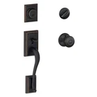 Schlage Addison Aged Bronze Single Cylinder Door Handleset With Georgian Knob New. Price: $80.99.