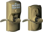 Schlage FE595 609 Camelot Keypad Entry With Flex-lock And Accent Levers Open. Price: $65.00.