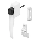 Prime-line K 5145 Screen & Storm Door Push Button Latch Set, White New. Price: $21.49.