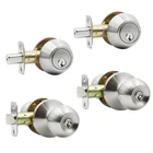 Entry Door Knob And Single Cylinder Deadbolt Combo,keyed Alike Combination Se... New. Price: $49.14.