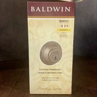 Baldwin Round Deadbolt Prestige Series Satin Nickel Finish 93800-008 New. Price: $69.95.