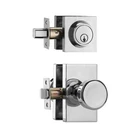 Starpy Pismo Door Knob With Lock For Bedroom Living Room, Polished Chrome Ext New. Price: $83.32.