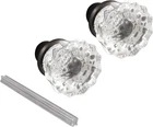 Prime-line 28317 Mortise Style Fluted Glass Door Knobs Perfect For Replacing New. Price: $23.38.