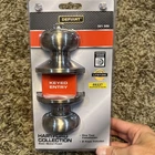 Defiant Hartford Collection Keyed Entry Door Knob Satin Nickel Finish 881996 New. Price: $10.99.