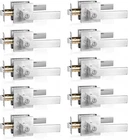 10 Pack Silver Privacy Door Handle Heavy Duty Reversible Square Lever Keyle New. Price: $197.59.