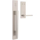 Kwikset Caerus Front Door Lock Handle Old Packaging Dummy Satin Nickel New. Price: $310.44.