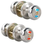 Mutex Twin-pack Bathroom Door Lock Knob, Color Small, Stainless Steel New. Price: $57.11.