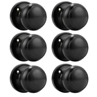 Probrico 6 Pack Dummy Closet Door Knobs Black Interior Non-turning Single Side New. Price: $46.79.