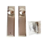 Grandeur 814027 Fifth Avenue Solid Brass Passage Door Knob Set - Satin Nickel Open. Price: $214.90.