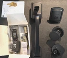 Kwikset Prague Entry Handleset Pismo Knob & Keyed Deadbolt Matte Black Scratched Used. Price: $35.69.