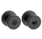 Kwikset Pismo Keyed Entry Door Knob Matte Black Smartkey 97402-849 Open. Price: $19.99.