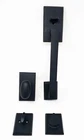Emtek Rustic Modern Rectangular Sectional Single Cylinder Keyed Entry Handleset New. Price: $295.99.