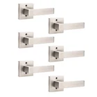 Gobrico Pack Of 6 Brushed Nickel French Dummy Door Handles Heavy Duty Closet New. Price: $65.53.