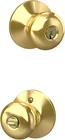 Schlage F51A 605 Plymouth Door Knob, Keyed Entry Lock, Bright Brass New. Price: $190.51.