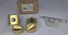 Baldwin FDROUTSR044 Round Non-turning Two-sided Dummy Door Knob Satin Brass Open. Price: $39.99.
