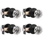 Gobrico 4 Pack Crystal Doorknobs Interior Hardware Privacy, Matte Black New. Price: $80.75.