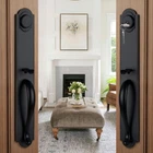 Newbang Front Double Door Handleset For Exterior Aged Bronze Finis.... Price: $194.32.