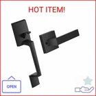 Voxmude Front Door Handle Heavy Duty, Single Cylinder Modern Exterior New. Price: $43.28.