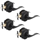 Ehomeware Interior Door Handle 4 Pack Matte Black Levers Bedroom New. Price: $82.87.