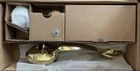 Schlage Plymouth Handleset W Flair Interior Lever Bright Brass Open. Price: $98.99.