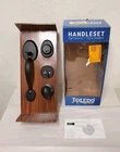 Toledo Single Cylinder Iron Black Door Handleset (V1600OVSAUS514) *ships Free* Open. Price: $43.99.