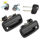 Exterior Door Handles W/lock Cylinders & Keys For 1995-2004 Toyota Tacoma, Fr... New. Price: $36.96.