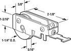Prime-line 13177-S Steel Sliding Door Roller Assembly 1-1/4 Dia. X 5/16 In. New. Price: $9.67.