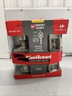 Kwikset Pismo Keyed Entry Knob & Deadbolt Combo Pack W/ 99910-082 Satin Nickel New. Price: $46.00.