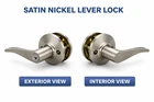 Kwikset 439CNL 15 Smt Vestibule Carson Satin Nickle With Key New. Price: $34.99.