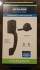 Schlage FE285 Grw 622 Greenwich Door Handleset & Latitude Matte Black New. Price: $59.99.