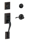 Schlage Addison Double Cylinder Handleset, Aged Bronze F62 716 Acc Lh Open. Price: $48.99.