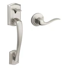 Kwikset Prescott Satin Nickel Handleset Only Tustin Door Ob Open. Price: $61.74.