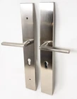 Emtek Brass Modern Configuration 5 Keyed Entry Multi Point Trim Satin Nickel New. Price: $359.99.