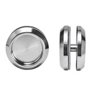Deekoudt Stainless Steel Shower Glass Door Sliding Knob Bathroom Round Silver New. Price: $19.80.
