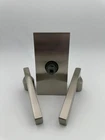 Baldwin 9BR3524-240 Square Passage Door Lever Set, Satin Nickel Open. Price: $80.75.