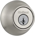Kwikset 665-S Double Cylinder Deadbolt With Smartkey 660 Series Satin Nickel Open. Price: $29.75.