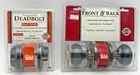 Design House Oil Rubbed Bronze Keyed Entry Door Knob 753236 & 1" Deadbolt 750745 New. Price: $43.40.