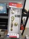 Kwikset Dakota Polished Brass Single Cylinder Door Handleset/tylo Knob (B2) New. Price: $40.00.