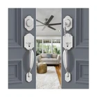 Goldenwarm Double Front Door Lock Set, Brushed Nickel Handle With... New. Price: $118.82.