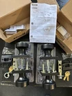 Lot Of 2 Kwikset Pismo Entry Door Knob Matte Black Square Rosette 740PSK Open. Price: $119.99.
