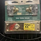 New Gatehouse Mortise Entry Lockset Brass And Glass Knobs. Price: $20.00.