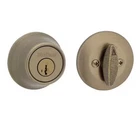 Kwikset 660 Antique Brass Single Cylinder Deadbolt Featuring Smartkey Lot Of 2 New. Price: $20.00.