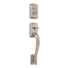 Kwikset 98001-191 Satin Nickel Avalon Handleset (exterior Only) Smartkey +2 Keys Open. Price: $125.00.