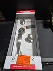 Kwikset Dakota Satin Nickel Door Handleset With Polo Knob Smartkey Security New. Price: $44.99.
