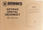 Brinks Digital Deadbolt, Tuscan BRONZE-84 Series New. Price: $28.95.